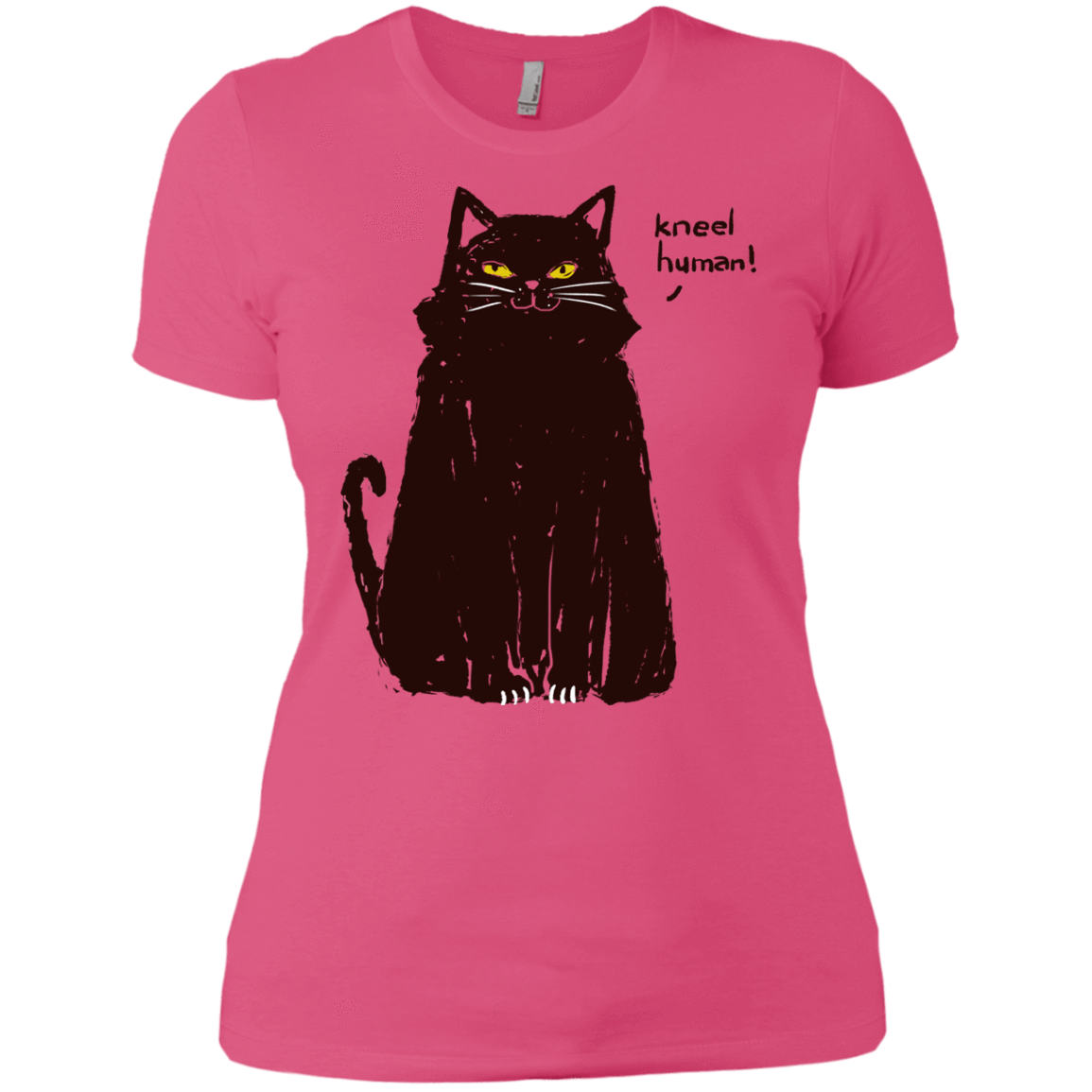 T-Shirts Hot Pink / X-Small Kneel Human! Women's Premium T-Shirt