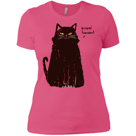 T-Shirts Hot Pink / X-Small Kneel Human! Women's Premium T-Shirt