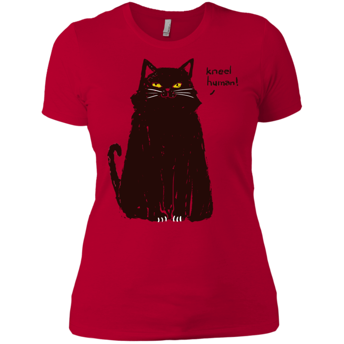 T-Shirts Red / X-Small Kneel Human! Women's Premium T-Shirt