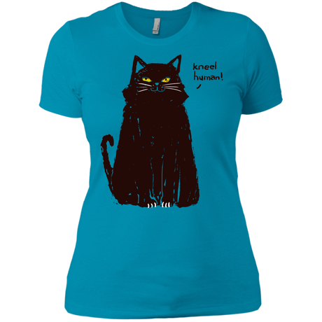 T-Shirts Turquoise / X-Small Kneel Human! Women's Premium T-Shirt