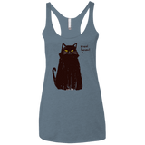 Kneel Human! Women's Triblend Racerback Tank