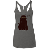 Kneel Human! Women's Triblend Racerback Tank