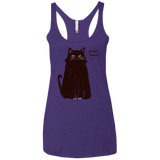 Kneel Human! Women's Triblend Racerback Tank