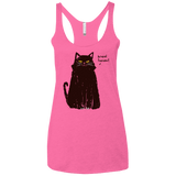 Kneel Human! Women's Triblend Racerback Tank