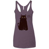 Kneel Human! Women's Triblend Racerback Tank