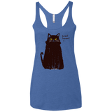 Kneel Human! Women's Triblend Racerback Tank
