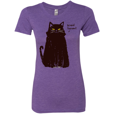 T-Shirts Purple Rush / S Kneel Human! Women's Triblend T-Shirt