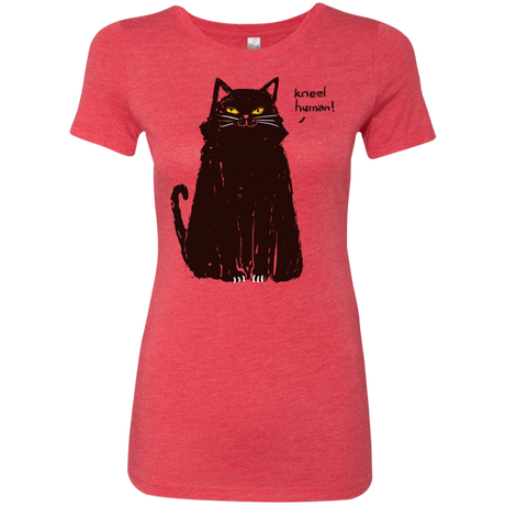 T-Shirts Vintage Red / S Kneel Human! Women's Triblend T-Shirt