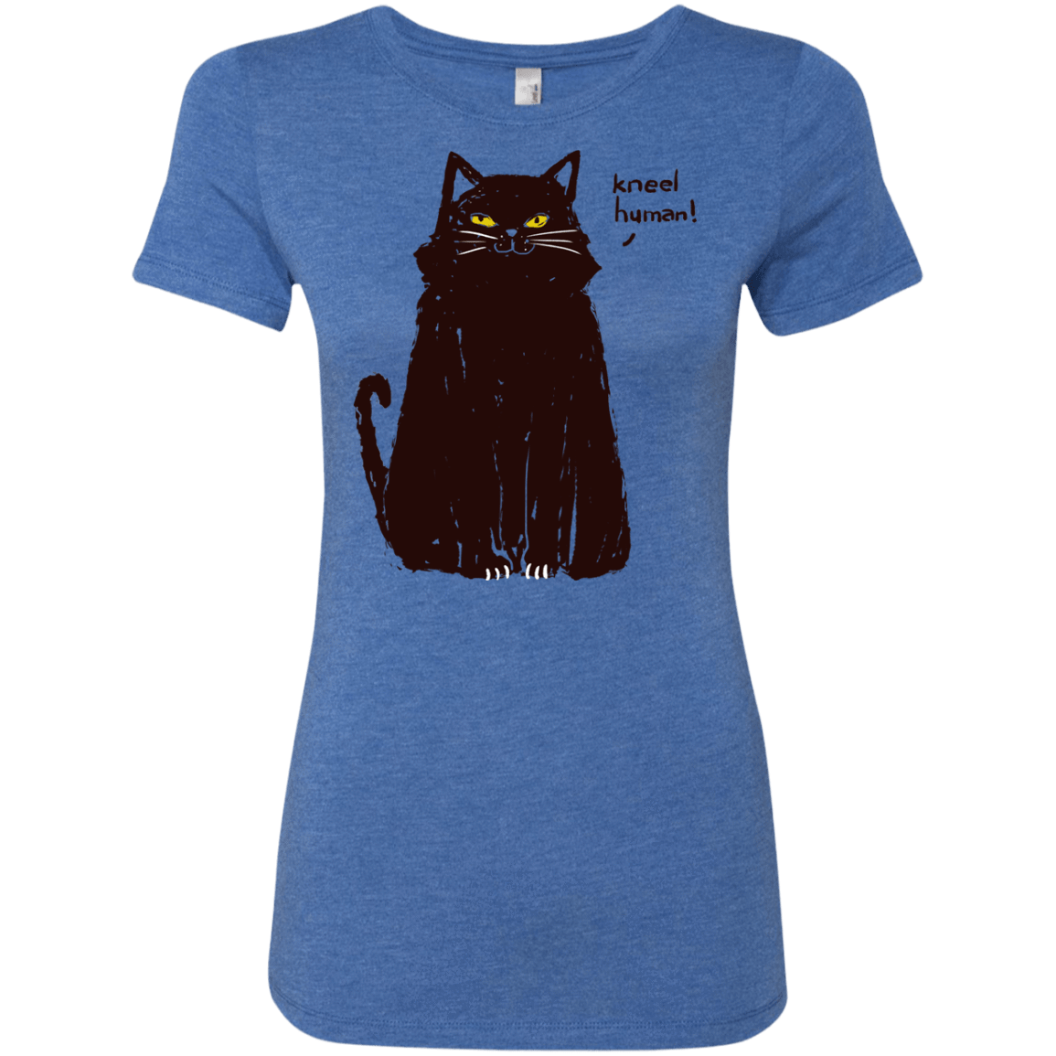 T-Shirts Vintage Royal / S Kneel Human! Women's Triblend T-Shirt