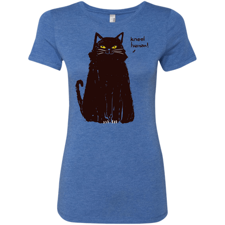 T-Shirts Vintage Royal / S Kneel Human! Women's Triblend T-Shirt
