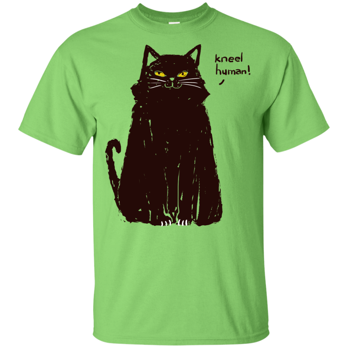 T-Shirts Lime / YXS Kneel Human! Youth T-Shirt