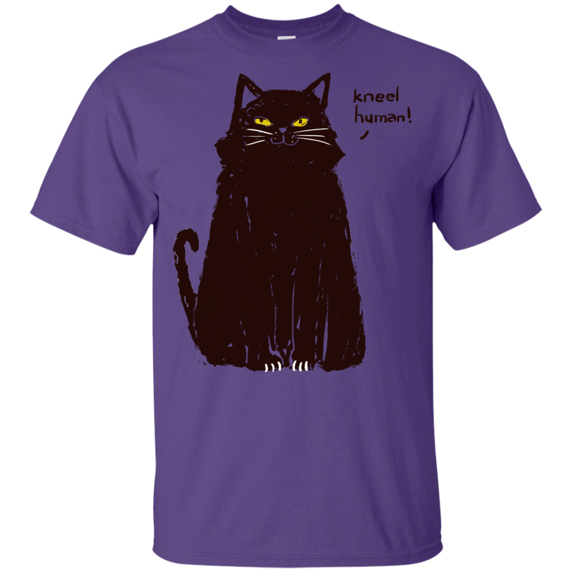 T-Shirts Purple / YXS Kneel Human! Youth T-Shirt