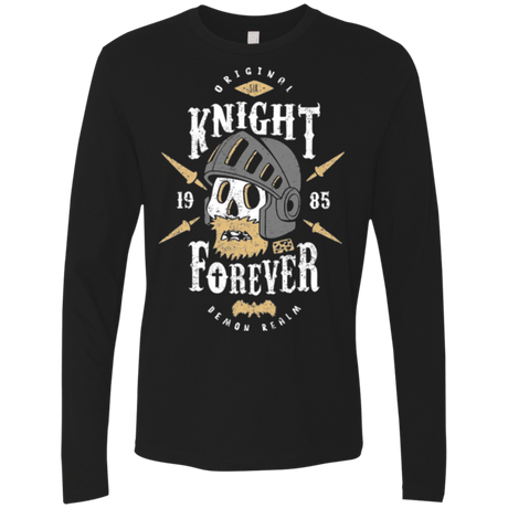 T-Shirts Black / Small Knight Forever Men's Premium Long Sleeve