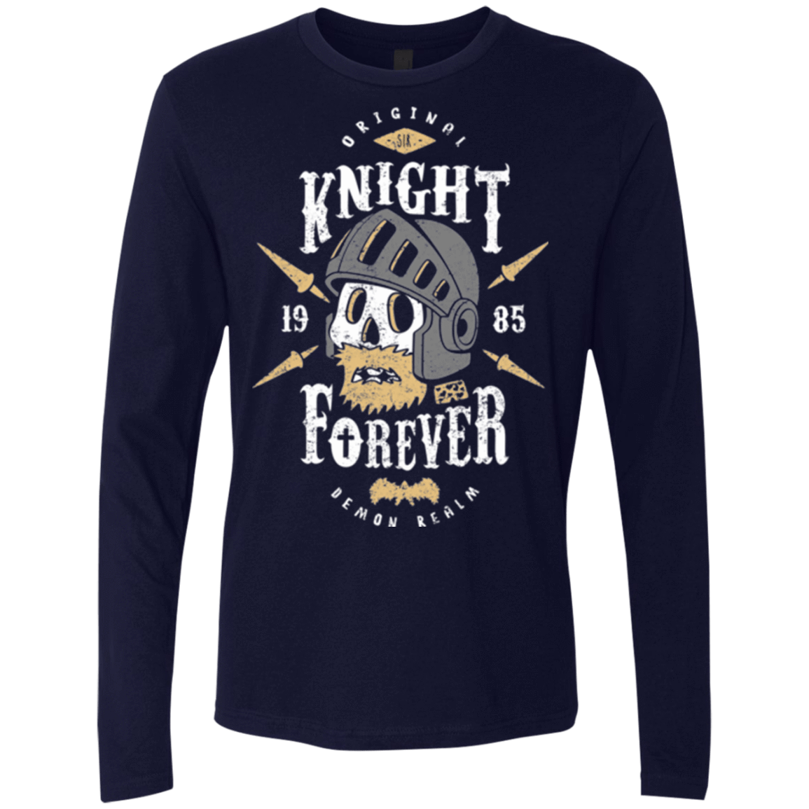 T-Shirts Midnight Navy / Small Knight Forever Men's Premium Long Sleeve