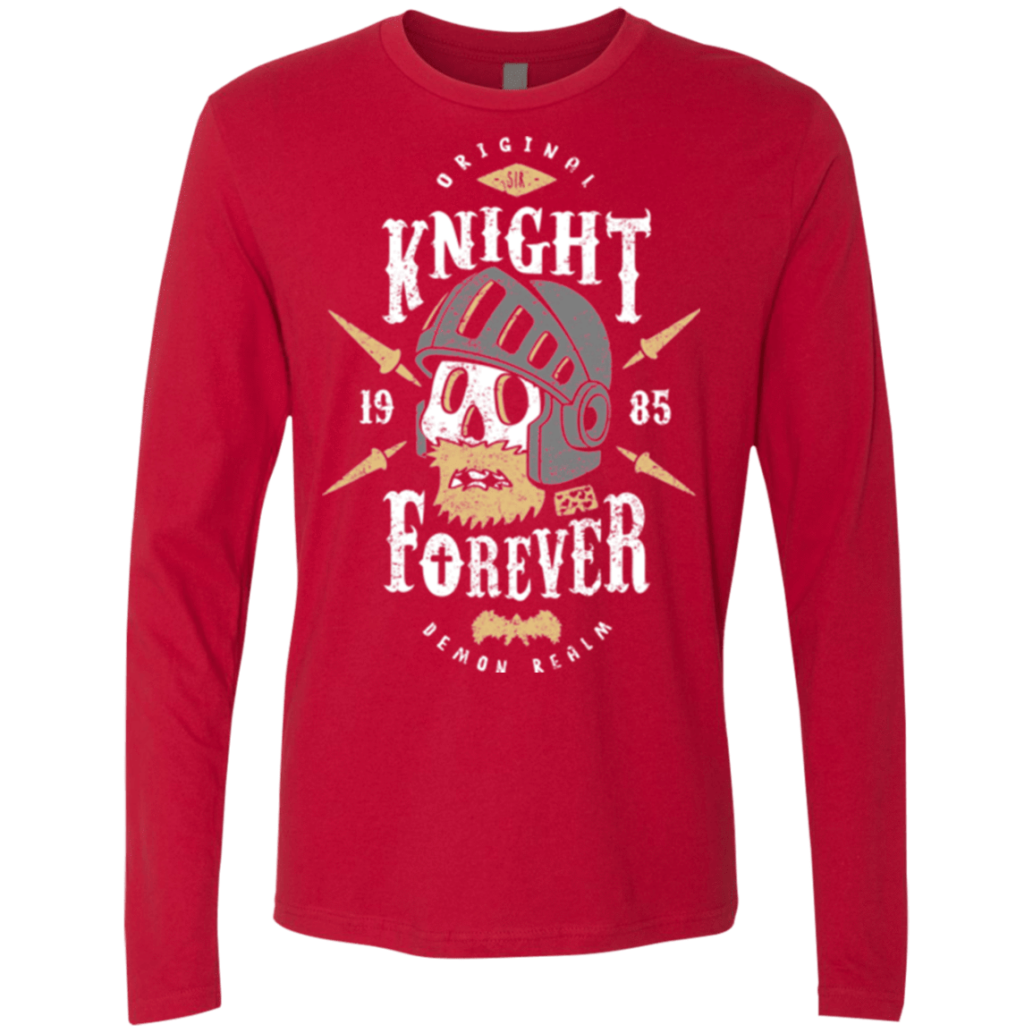 T-Shirts Red / Small Knight Forever Men's Premium Long Sleeve