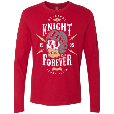 T-Shirts Red / Small Knight Forever Men's Premium Long Sleeve