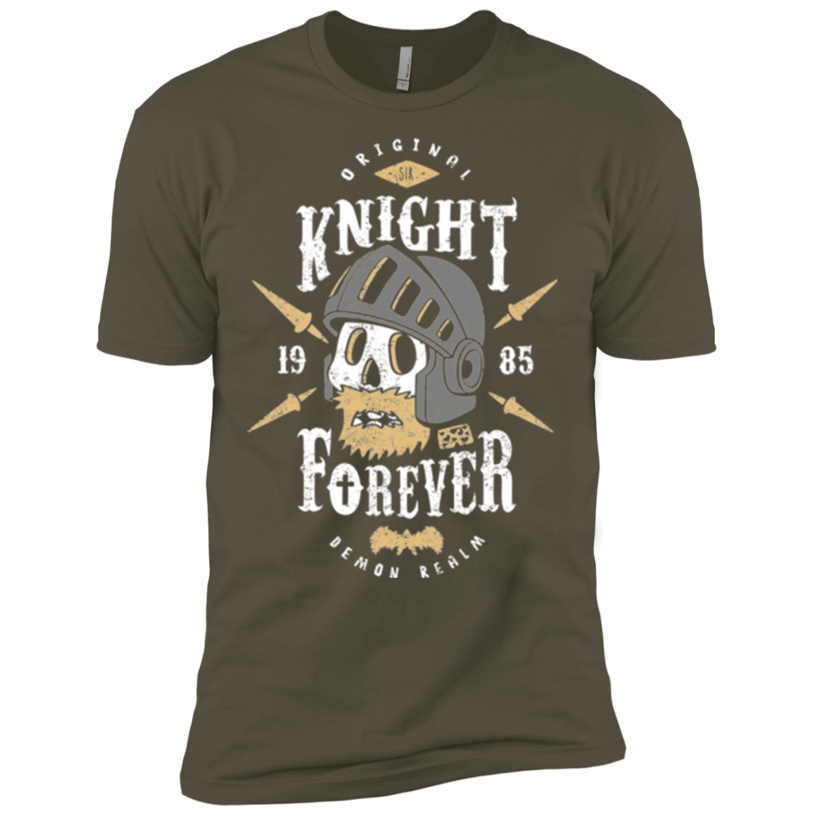 T-Shirts Military Green / X-Small Knight Forever Men's Premium T-Shirt