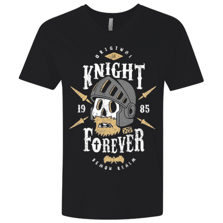 T-Shirts Black / X-Small Knight Forever Men's Premium V-Neck