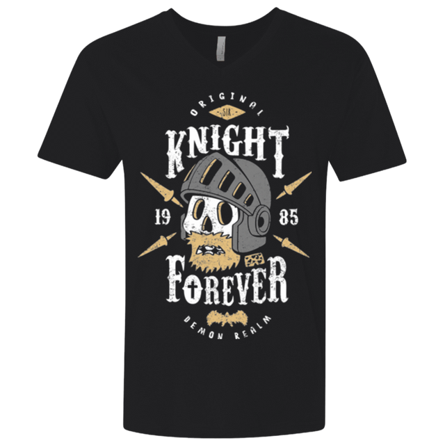 T-Shirts Black / X-Small Knight Forever Men's Premium V-Neck
