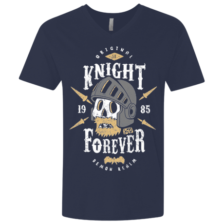 T-Shirts Midnight Navy / X-Small Knight Forever Men's Premium V-Neck