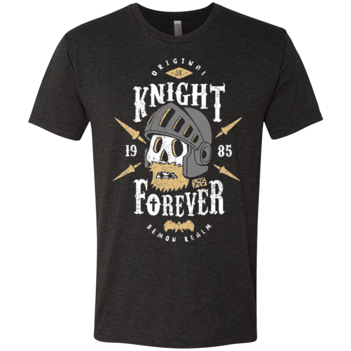 T-Shirts Vintage Black / Small Knight Forever Men's Triblend T-Shirt
