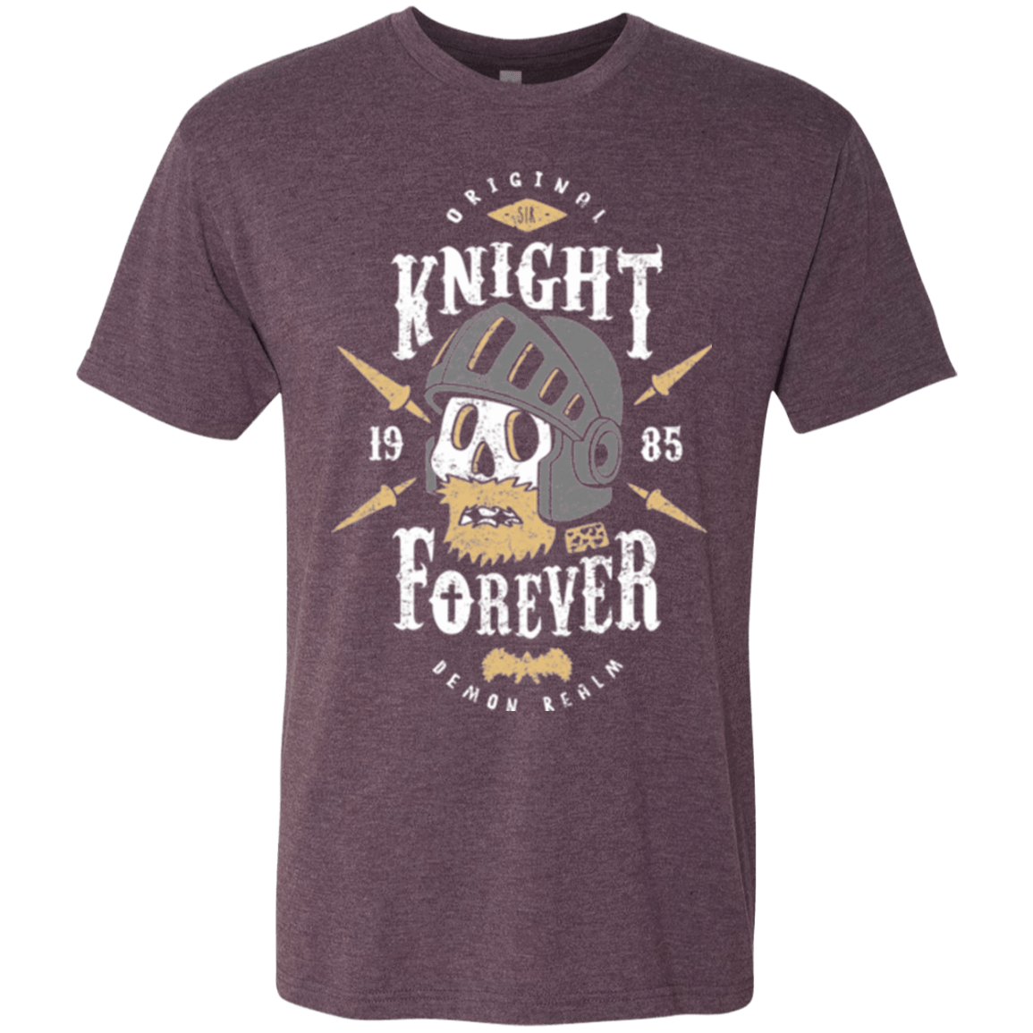 T-Shirts Vintage Purple / Small Knight Forever Men's Triblend T-Shirt