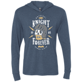 T-Shirts Indigo / X-Small Knight Forever Triblend Long Sleeve Hoodie Tee