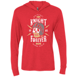 T-Shirts Vintage Red / X-Small Knight Forever Triblend Long Sleeve Hoodie Tee