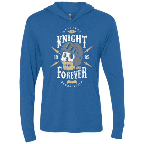 T-Shirts Vintage Royal / X-Small Knight Forever Triblend Long Sleeve Hoodie Tee