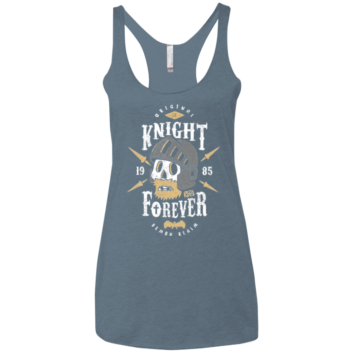 T-Shirts Indigo / X-Small Knight Forever Women's Triblend Racerback Tank
