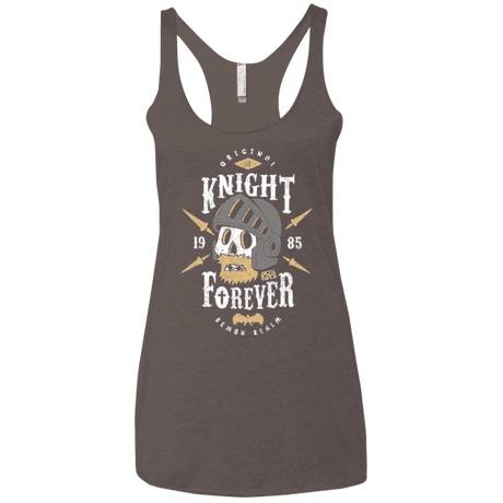 T-Shirts Macchiato / X-Small Knight Forever Women's Triblend Racerback Tank
