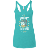 T-Shirts Tahiti Blue / X-Small Knight Forever Women's Triblend Racerback Tank