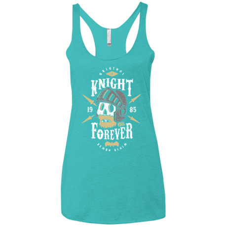 T-Shirts Tahiti Blue / X-Small Knight Forever Women's Triblend Racerback Tank