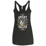 T-Shirts Vintage Black / X-Small Knight Forever Women's Triblend Racerback Tank