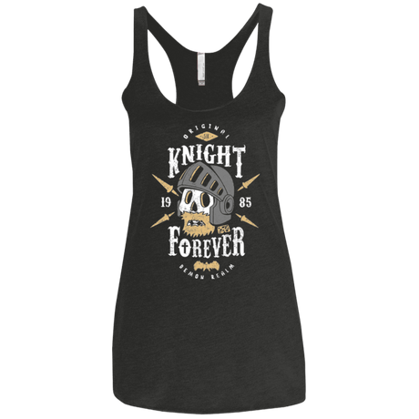 T-Shirts Vintage Black / X-Small Knight Forever Women's Triblend Racerback Tank