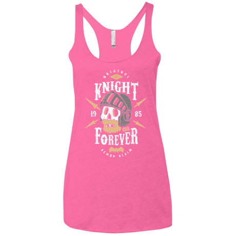 T-Shirts Vintage Pink / X-Small Knight Forever Women's Triblend Racerback Tank