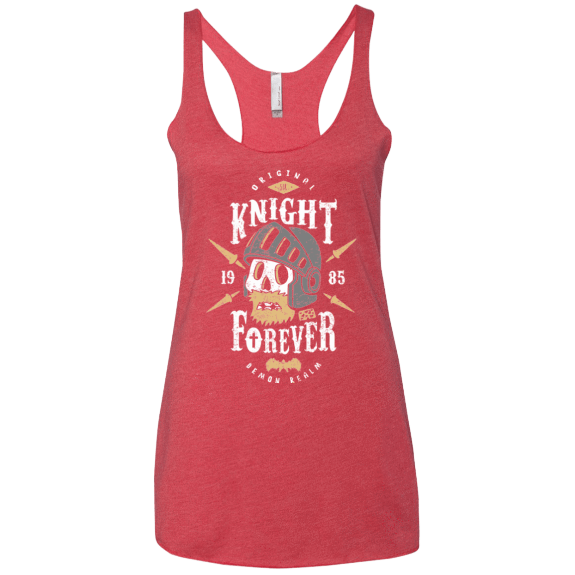 T-Shirts Vintage Red / X-Small Knight Forever Women's Triblend Racerback Tank