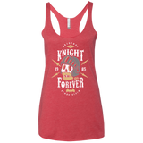 T-Shirts Vintage Red / X-Small Knight Forever Women's Triblend Racerback Tank