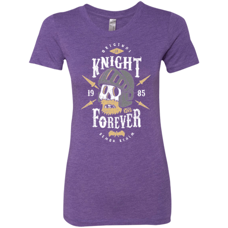 T-Shirts Purple Rush / Small Knight Forever Women's Triblend T-Shirt
