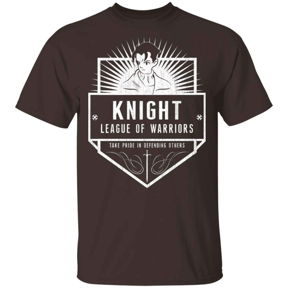 T-Shirts Dark Chocolate / S Knight League of Warriors T-Shirt