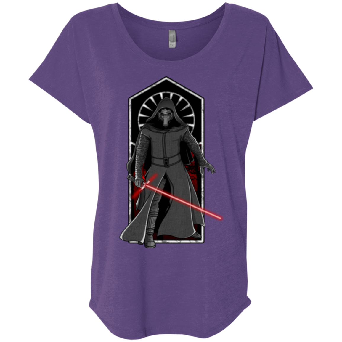 T-Shirts Purple Rush / X-Small Knight of Ren Triblend Dolman Sleeve