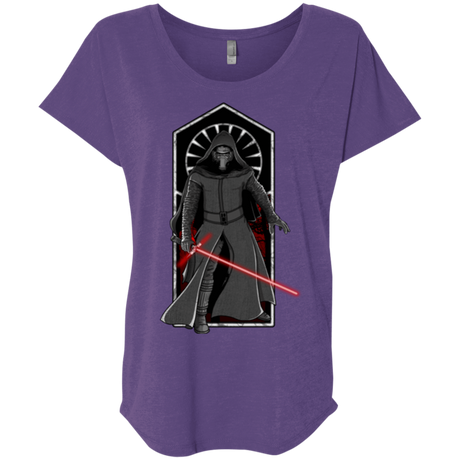 T-Shirts Purple Rush / X-Small Knight of Ren Triblend Dolman Sleeve