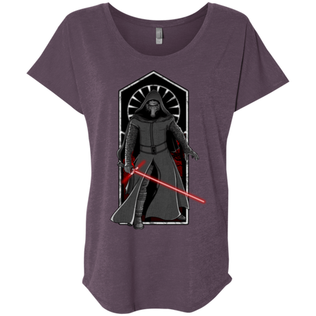 T-Shirts Vintage Purple / X-Small Knight of Ren Triblend Dolman Sleeve