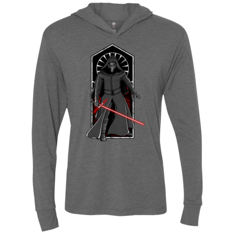 T-Shirts Premium Heather / X-Small Knight of Ren Triblend Long Sleeve Hoodie Tee