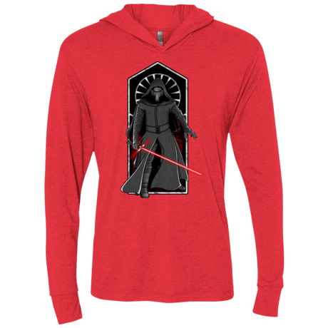 T-Shirts Vintage Red / X-Small Knight of Ren Triblend Long Sleeve Hoodie Tee