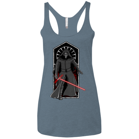 T-Shirts Indigo / X-Small Knight of Ren Women's Triblend Racerback Tank