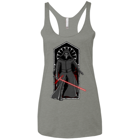 T-Shirts Venetian Grey / X-Small Knight of Ren Women's Triblend Racerback Tank