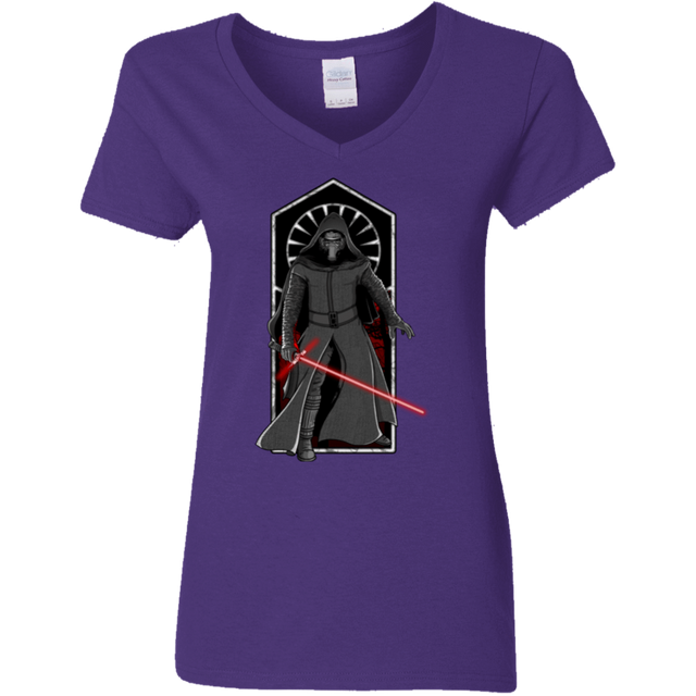 T-Shirts Purple / S Knight of Ren Women's V-Neck T-Shirt