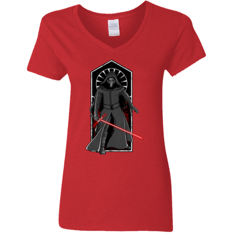 T-Shirts Red / S Knight of Ren Women's V-Neck T-Shirt