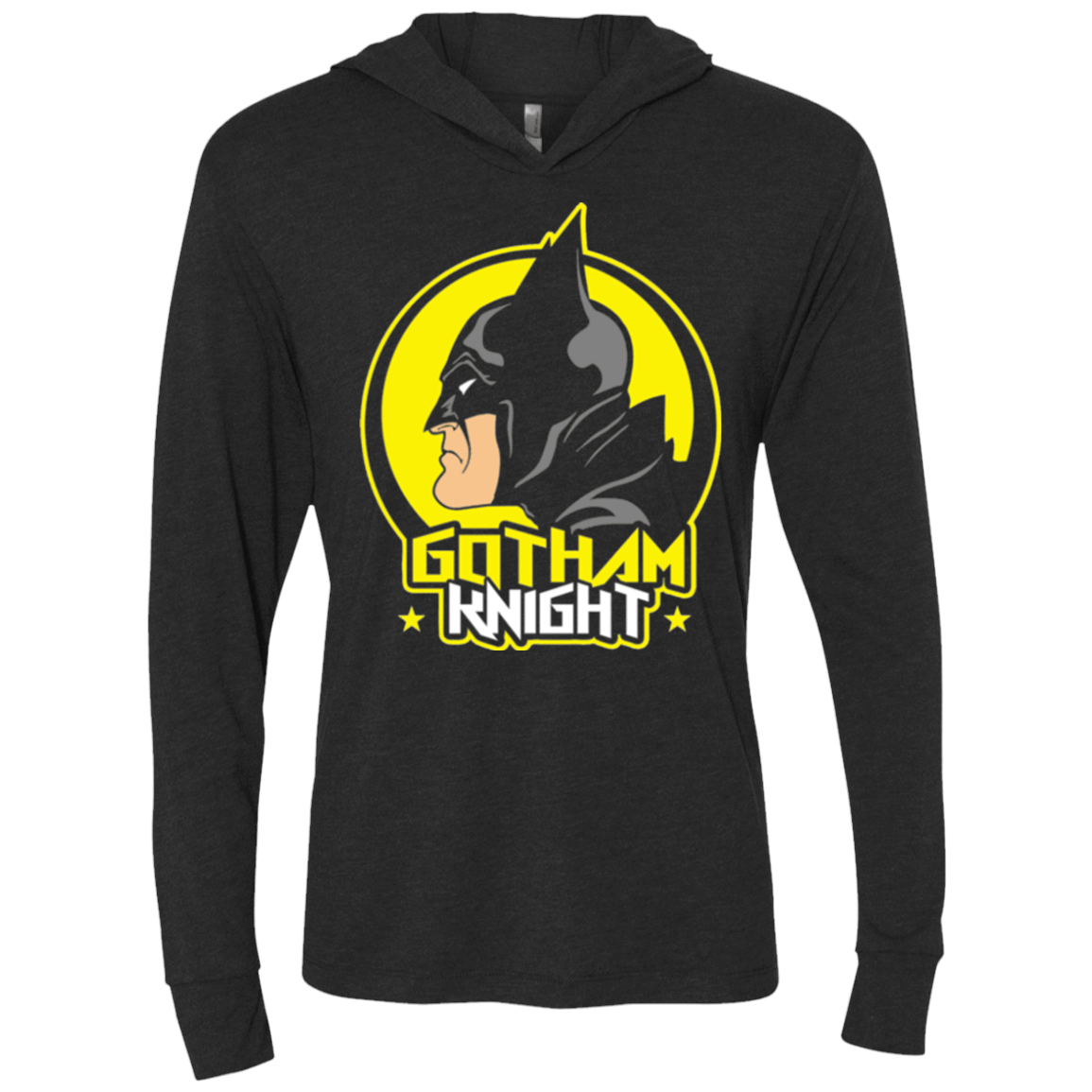 T-Shirts Vintage Black / X-Small Knight Triblend Long Sleeve Hoodie Tee